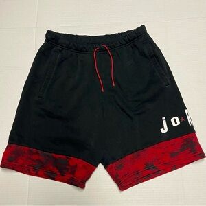 Air Jordan Men’s Red & Black Jumpman Cotton Sweat Shorts Size Small